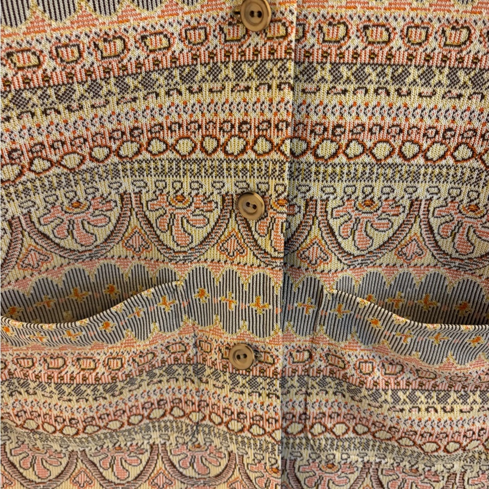 Vintage Patterned Jacket - image 4